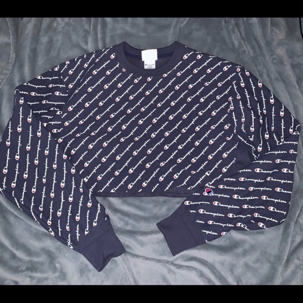 CHAMPION cropped hoodie